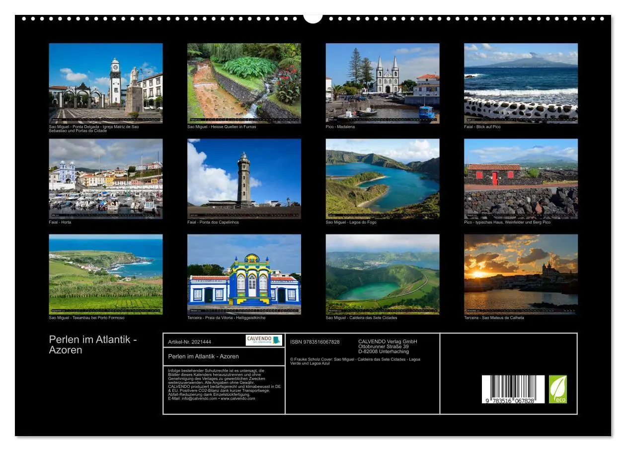 Bild: 9783516067828 | Perlen im Atlantik - Azoren (hochwertiger Premium Wandkalender 2026...