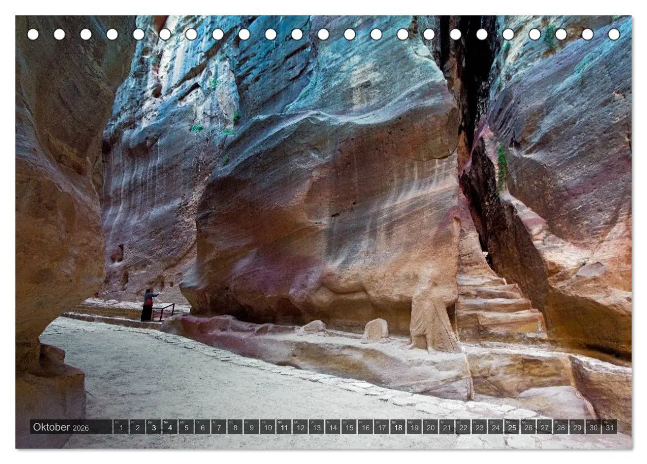 Bild: 9783516137828 | Jordanien - Felsenstadt Petra (Tischkalender 2026 DIN A5 quer),...