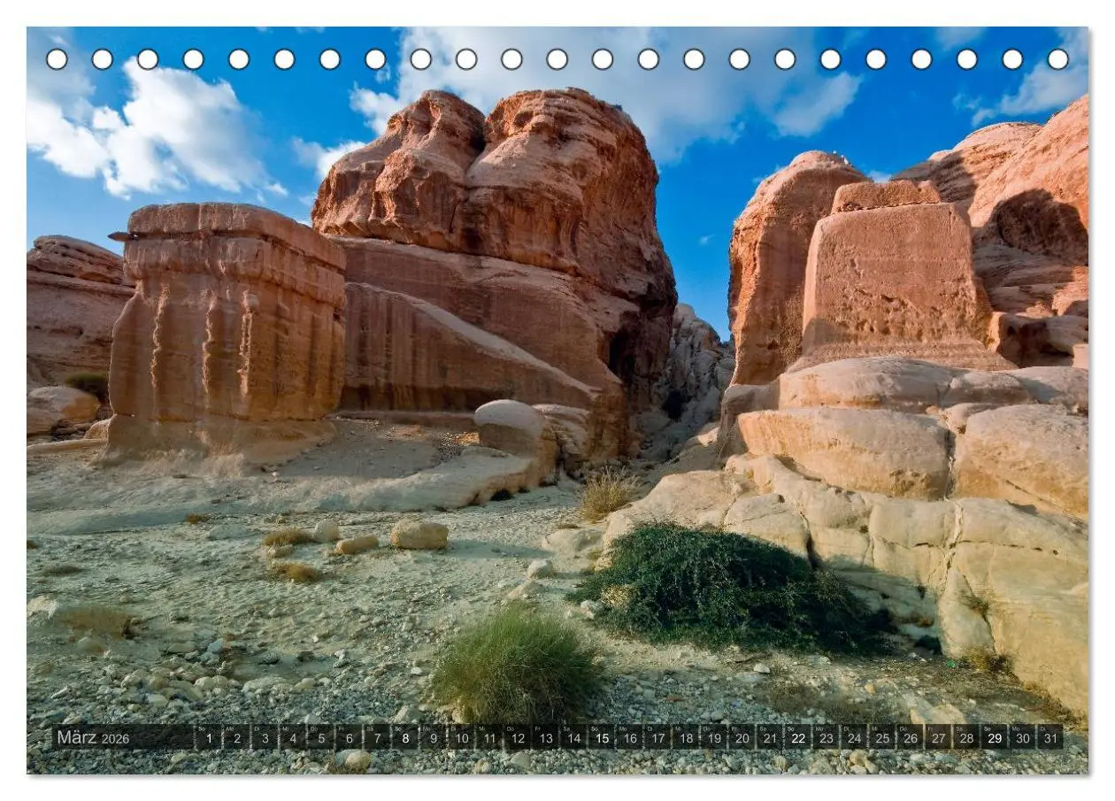 Bild: 9783516137828 | Jordanien - Felsenstadt Petra (Tischkalender 2026 DIN A5 quer),...