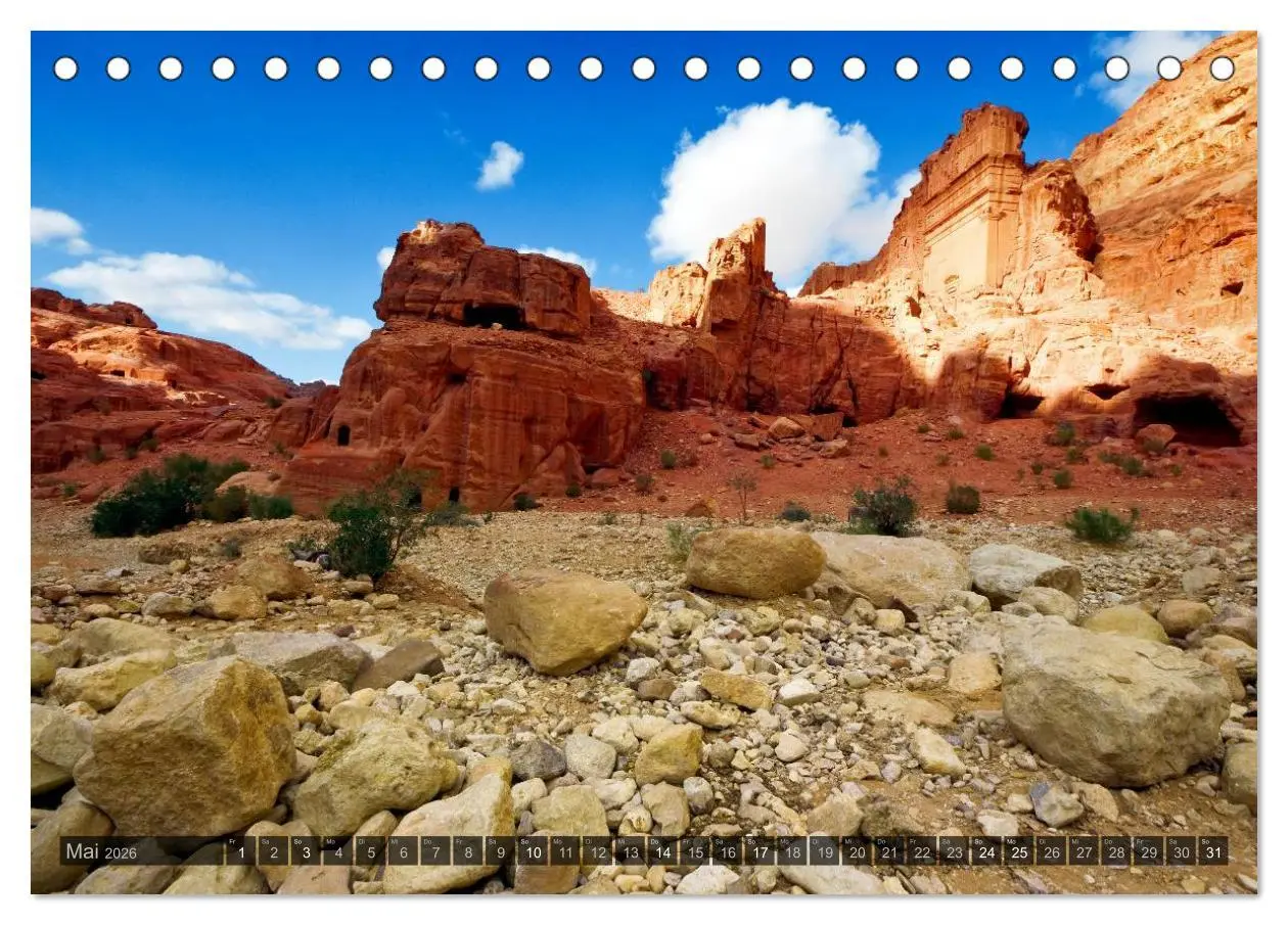 Bild: 9783516137828 | Jordanien - Felsenstadt Petra (Tischkalender 2026 DIN A5 quer),...