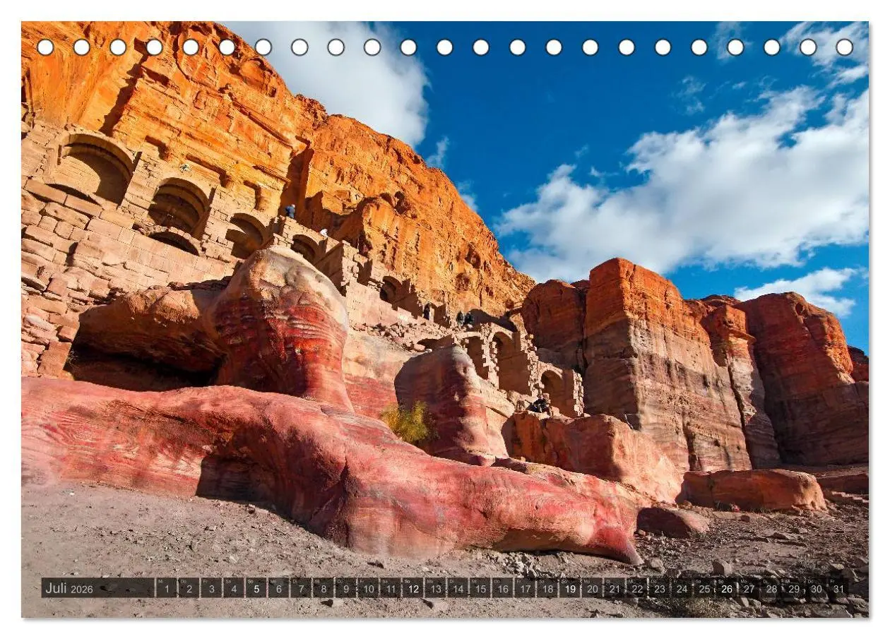Bild: 9783516137828 | Jordanien - Felsenstadt Petra (Tischkalender 2026 DIN A5 quer),...