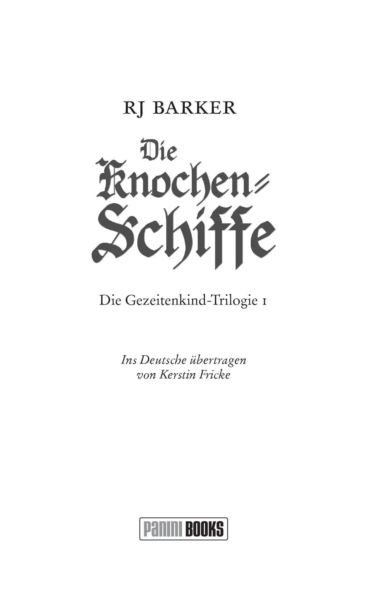 Bild: 9783833247828 | Die Gezeitenkind-Trilogie | RJ Barker | Taschenbuch | 1936 S. | 2026