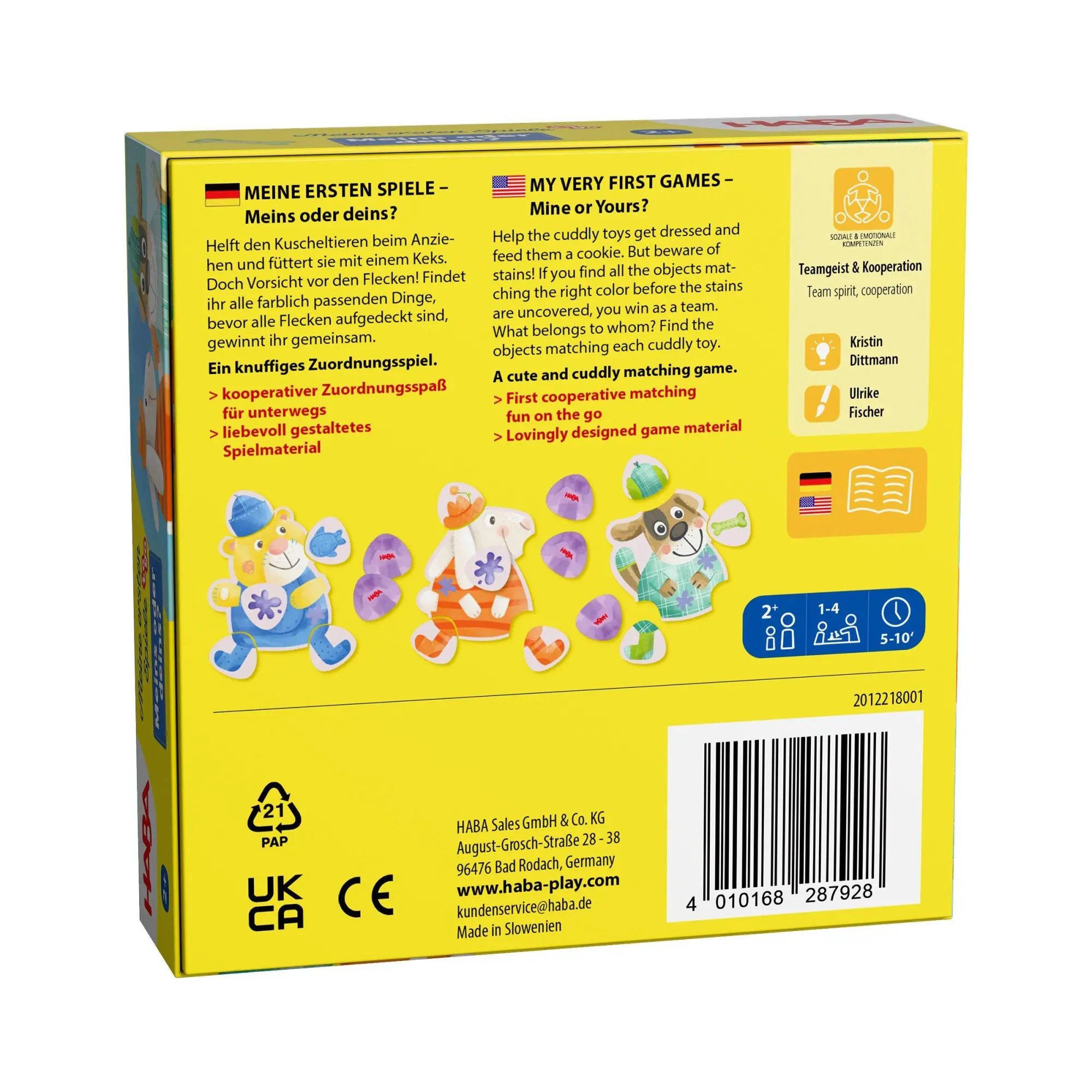 Bild: 4010168287928 | Meine ersten Spiele - Meins oder deins? | Spiel | Deutsch | 2025