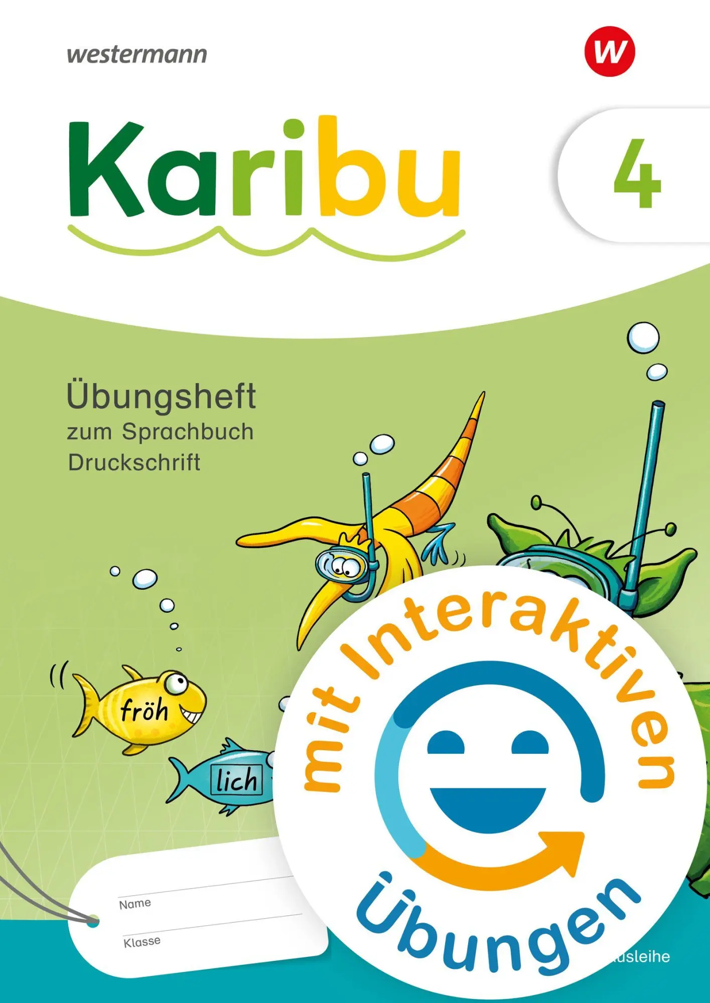 Cover: 9783141297928 | Karibu 4. Übungsheft 4 Druckschrift zum Sprachbuch mit interaktiven...