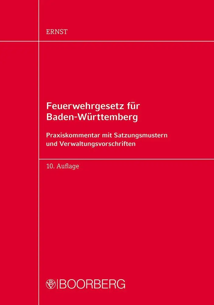 Cover: 9783415077928 | Feuerwehrgesetz für Baden-Württemberg | Wilhelm/Ernst, Armin Surwald