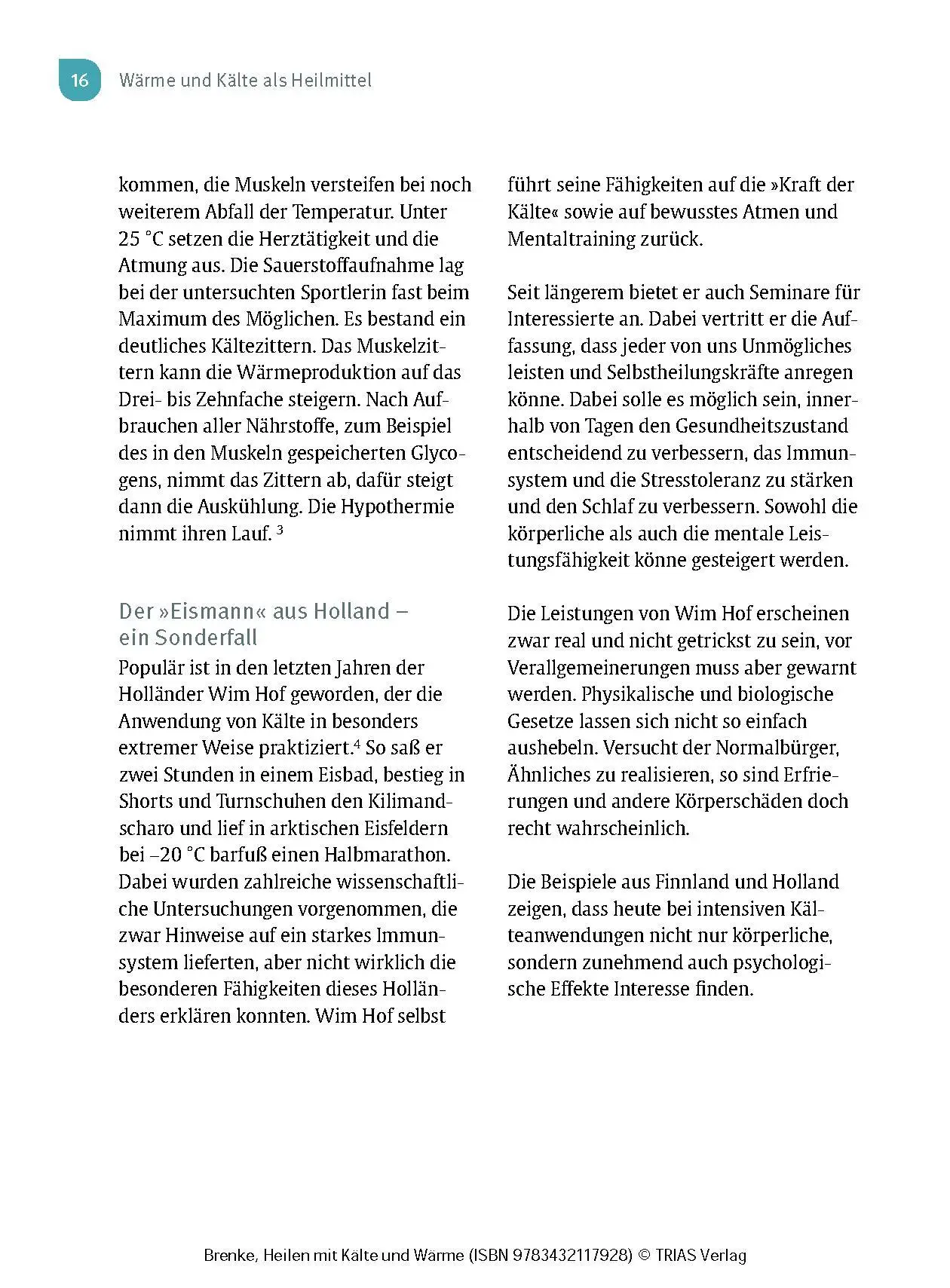 Bild: 9783432117928 | Heilen mit Kälte und Wärme | Rainer Brenke | Taschenbuch | 132 S.