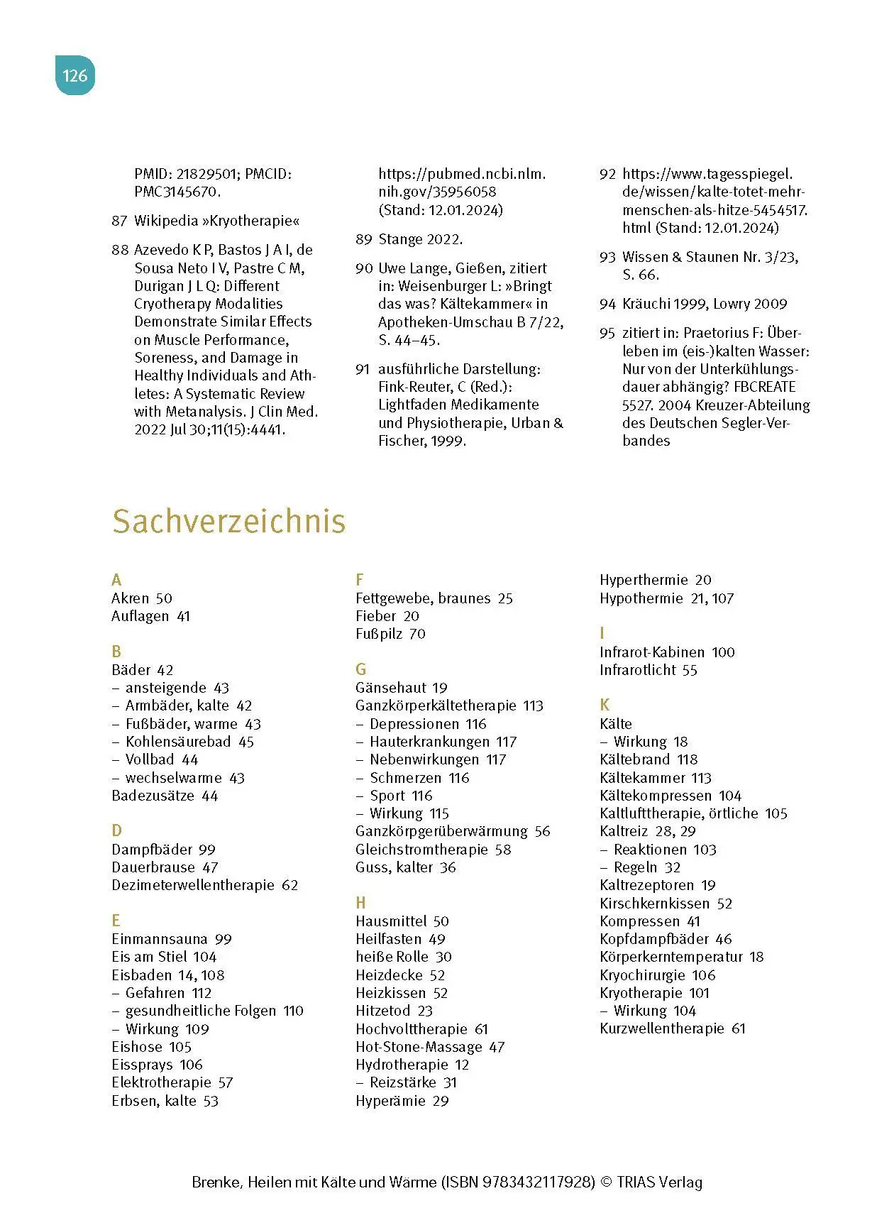 Bild: 9783432117928 | Heilen mit Kälte und Wärme | Rainer Brenke | Taschenbuch | 132 S.