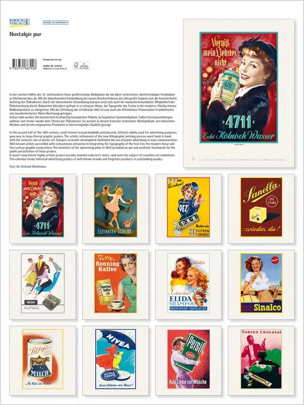 Bild: 9783731887928 | Nostalgie Pur 2026 | Korsch Verlag | Kalender | 14 S. | Deutsch | 2026