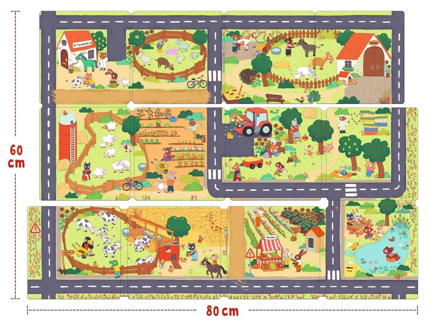 Bild: 9783751207928 | Mein Spielteppich-Buch. Bauernhof | Juliana Kralik | Buch | 24 S.