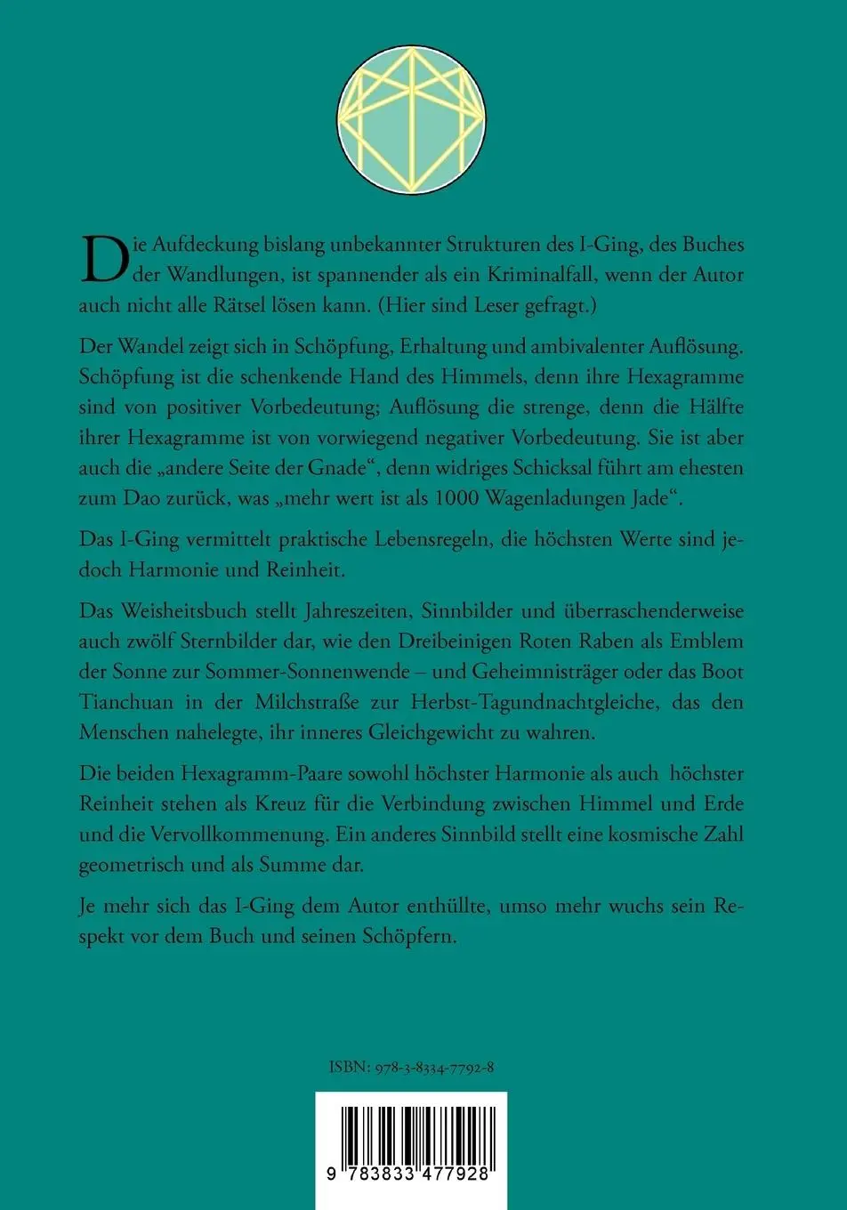 Rückseite: 9783833477928 | Das Dreifaltige Himmelszelt im Entschlüsselten I-Ging | Giebel | Buch
