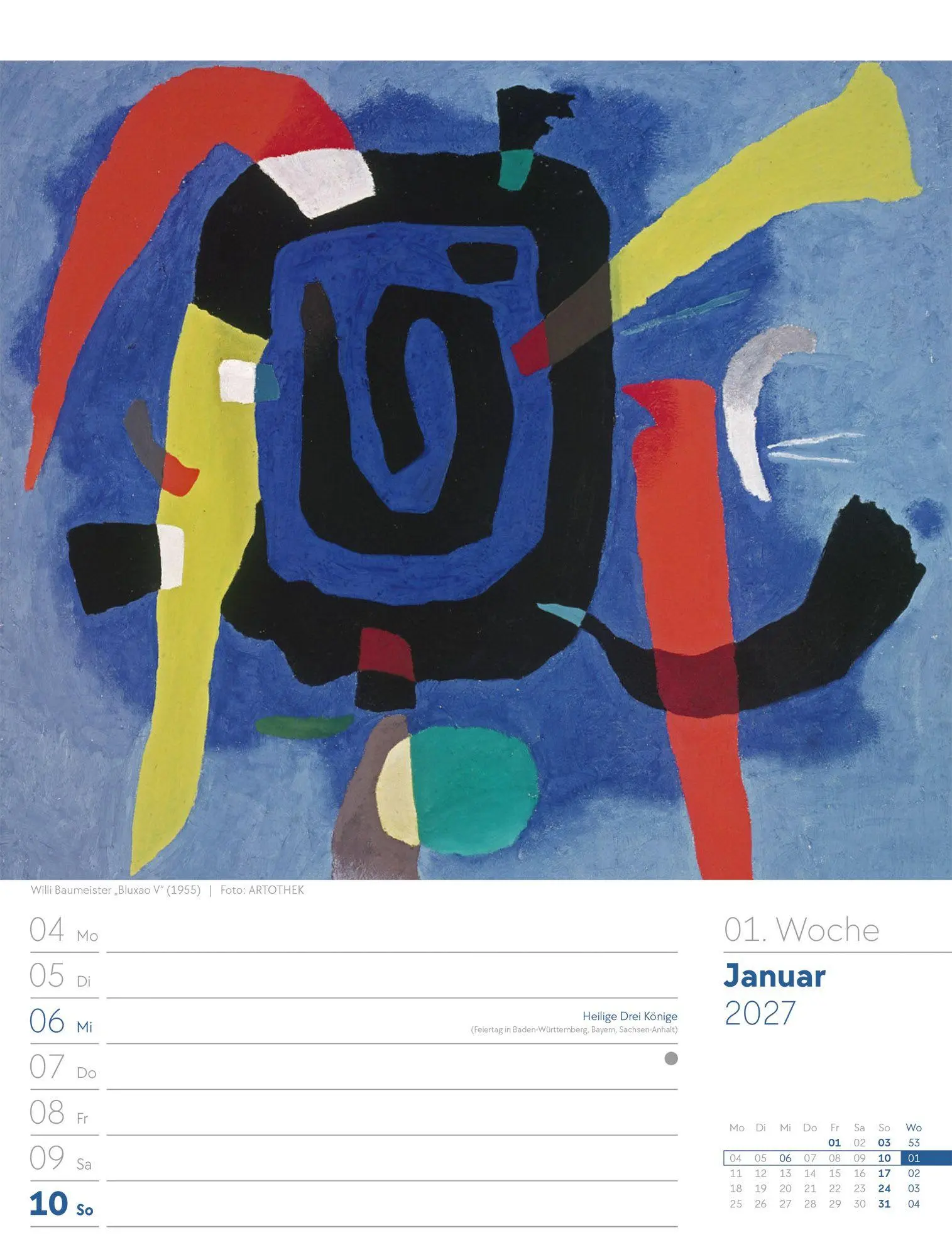 Bild: 9783838427928 | Kunstwelt Wochenplaner Kalender 2027 Impressionismus und Klassische...