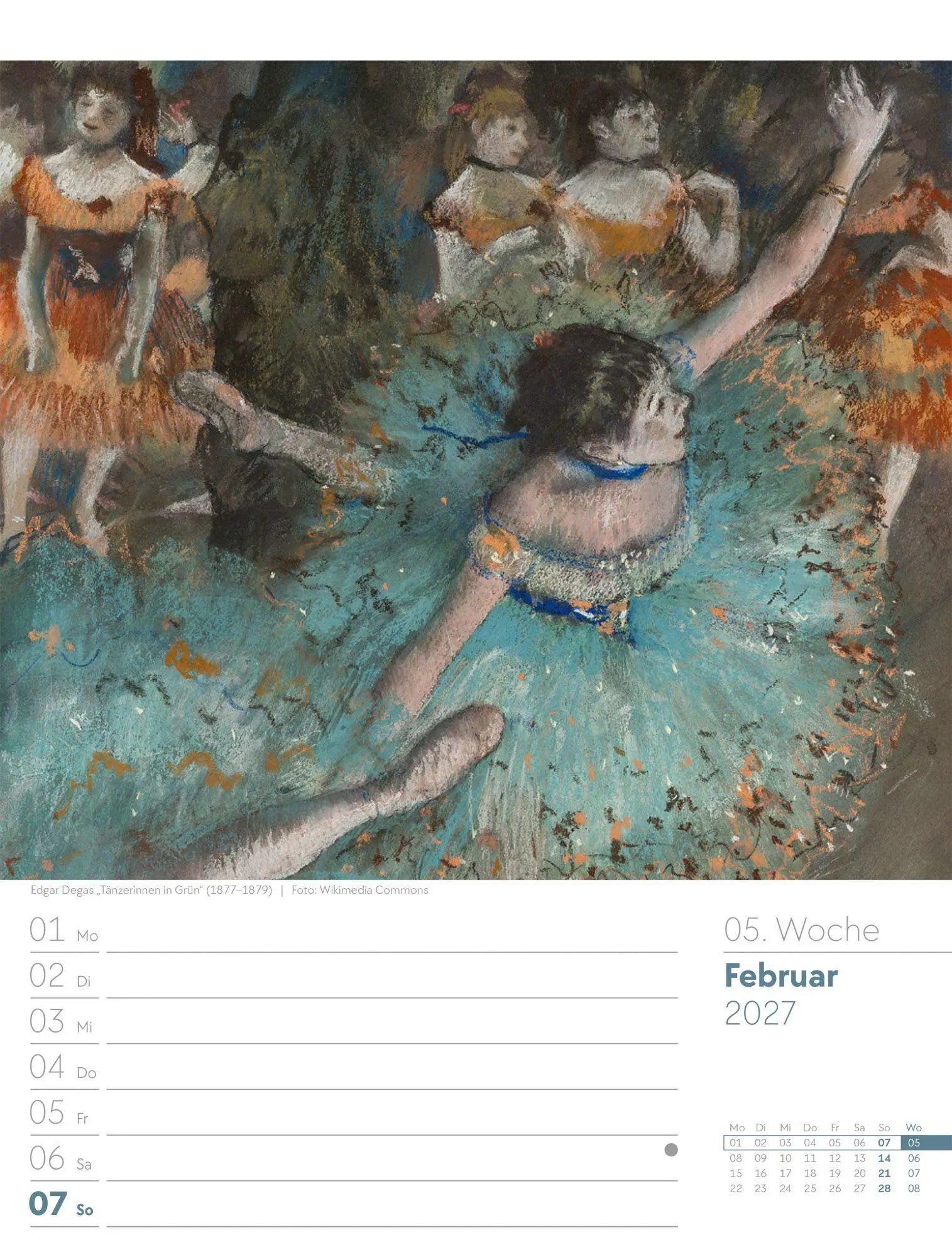 Bild: 9783838427928 | Kunstwelt Wochenplaner Kalender 2027 Impressionismus und Klassische...
