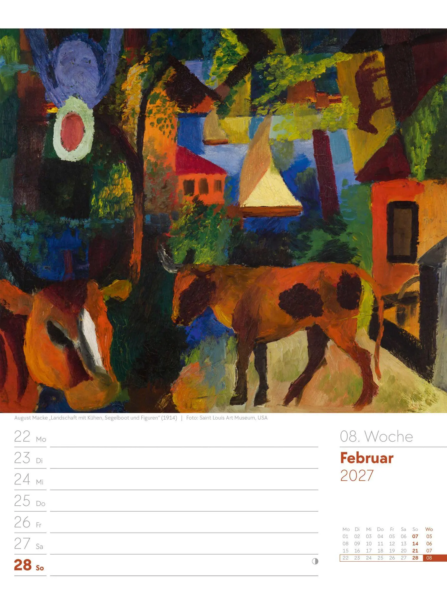 Bild: 9783838427928 | Kunstwelt Wochenplaner Kalender 2027 Impressionismus und Klassische...