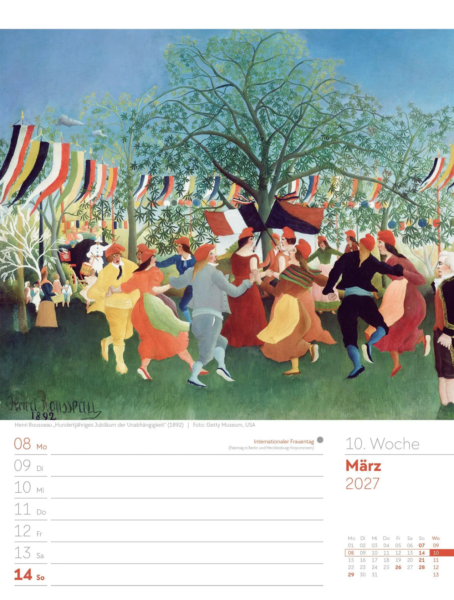Bild: 9783838427928 | Kunstwelt Wochenplaner Kalender 2027 Impressionismus und Klassische...