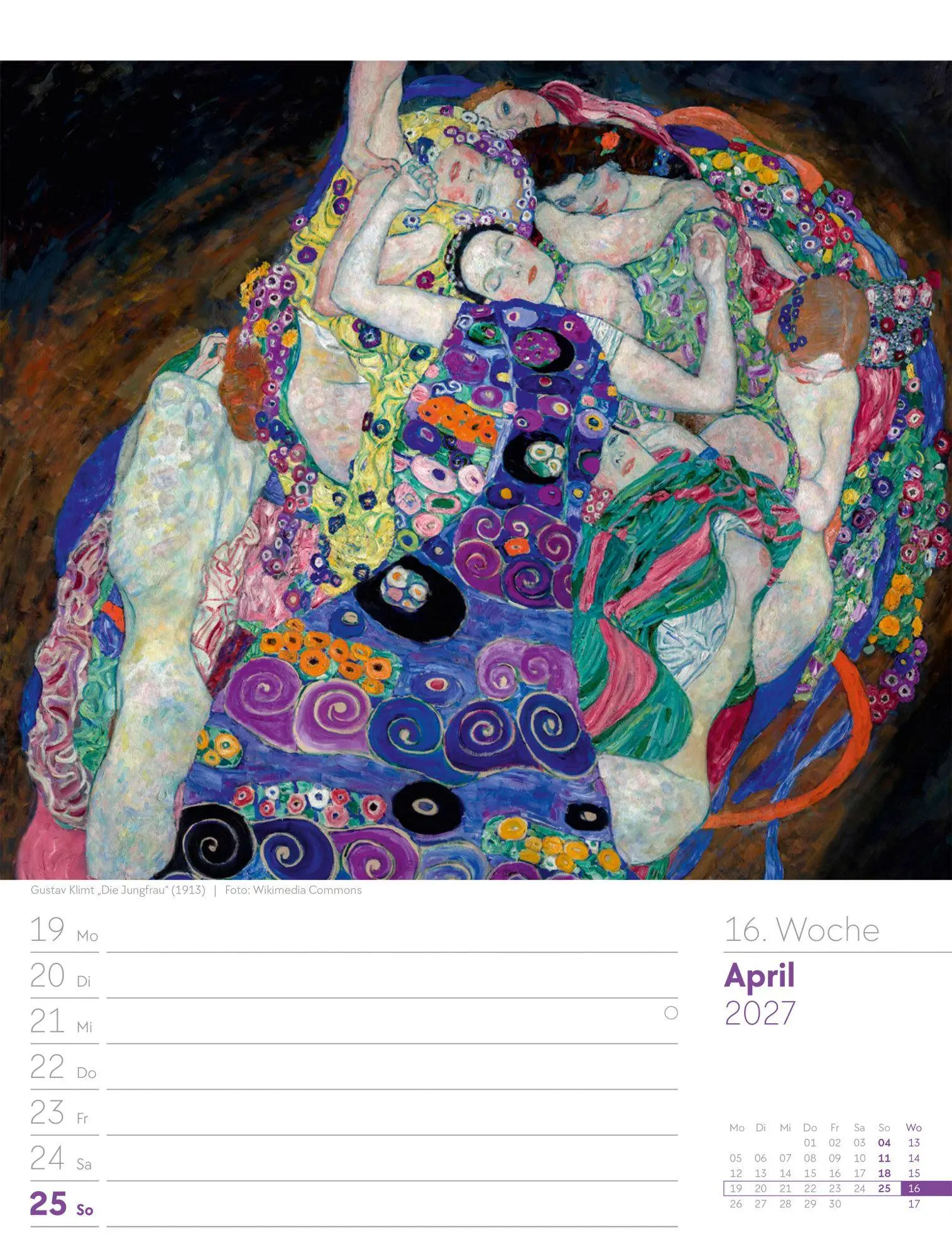 Bild: 9783838427928 | Kunstwelt Wochenplaner Kalender 2027 Impressionismus und Klassische...