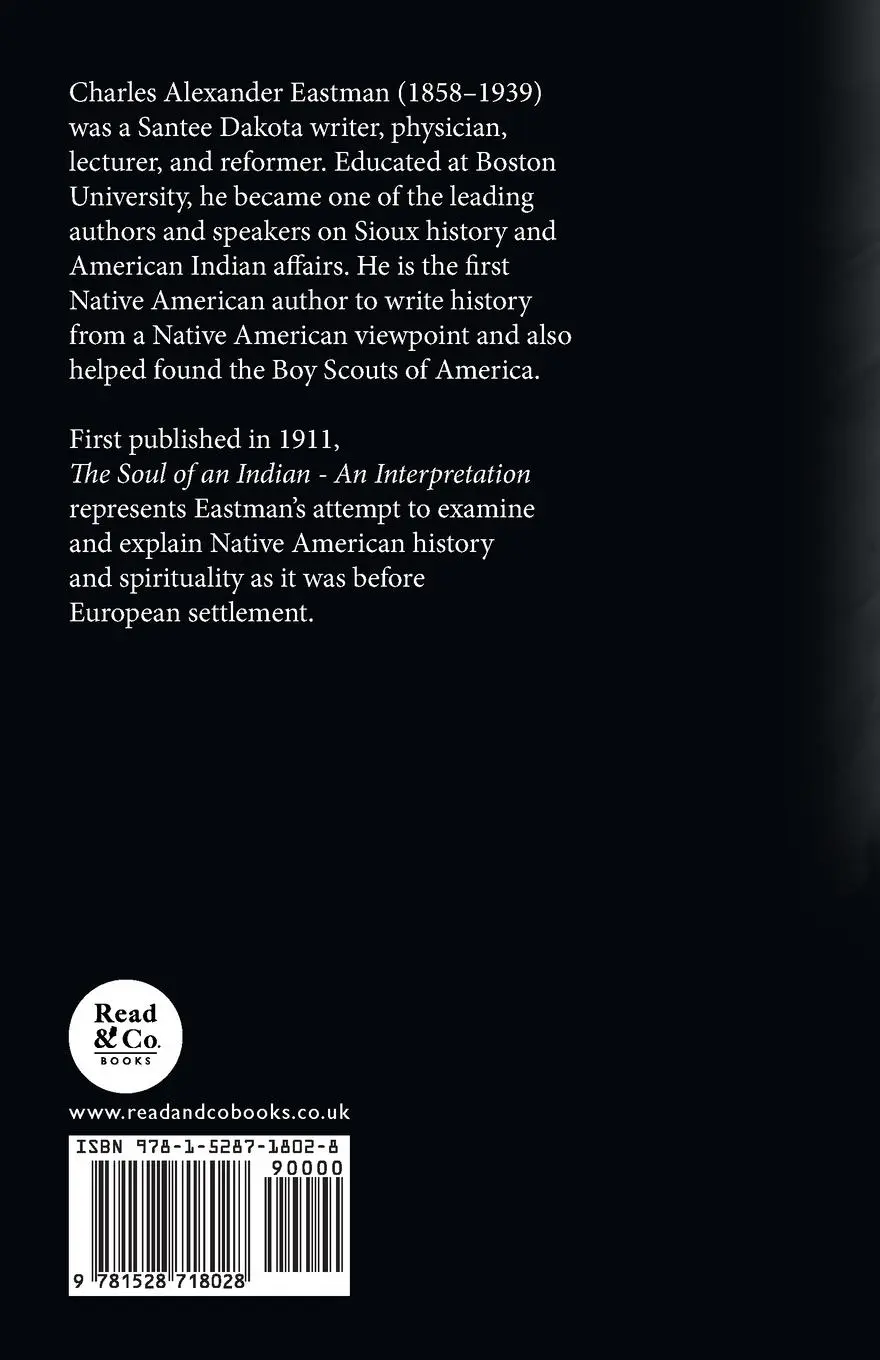 Rückseite: 9781528718028 | The Soul of an Indian | An Interpretation | Charles Alexander Eastman