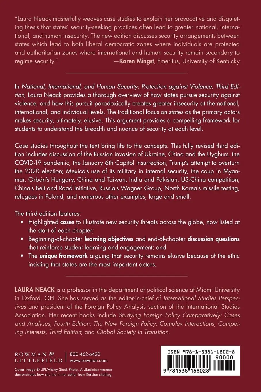 Rückseite: 9781538168028 | National, International, and Human Security | Laura Neack | Buch