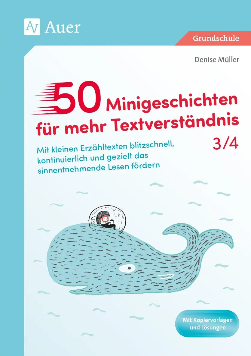 Cover: 9783403088028 | 50 Minigeschichten für mehr Textverständnis 3/4 | Denise Müller | 2025
