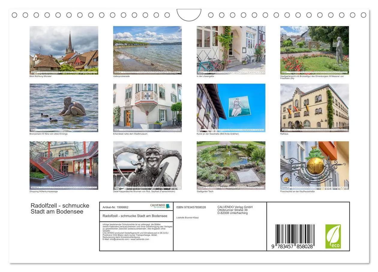 Bild: 9783457858028 | Radolfzell - schmucke Stadt am Bodensee (Wandkalender 2026 DIN A4...