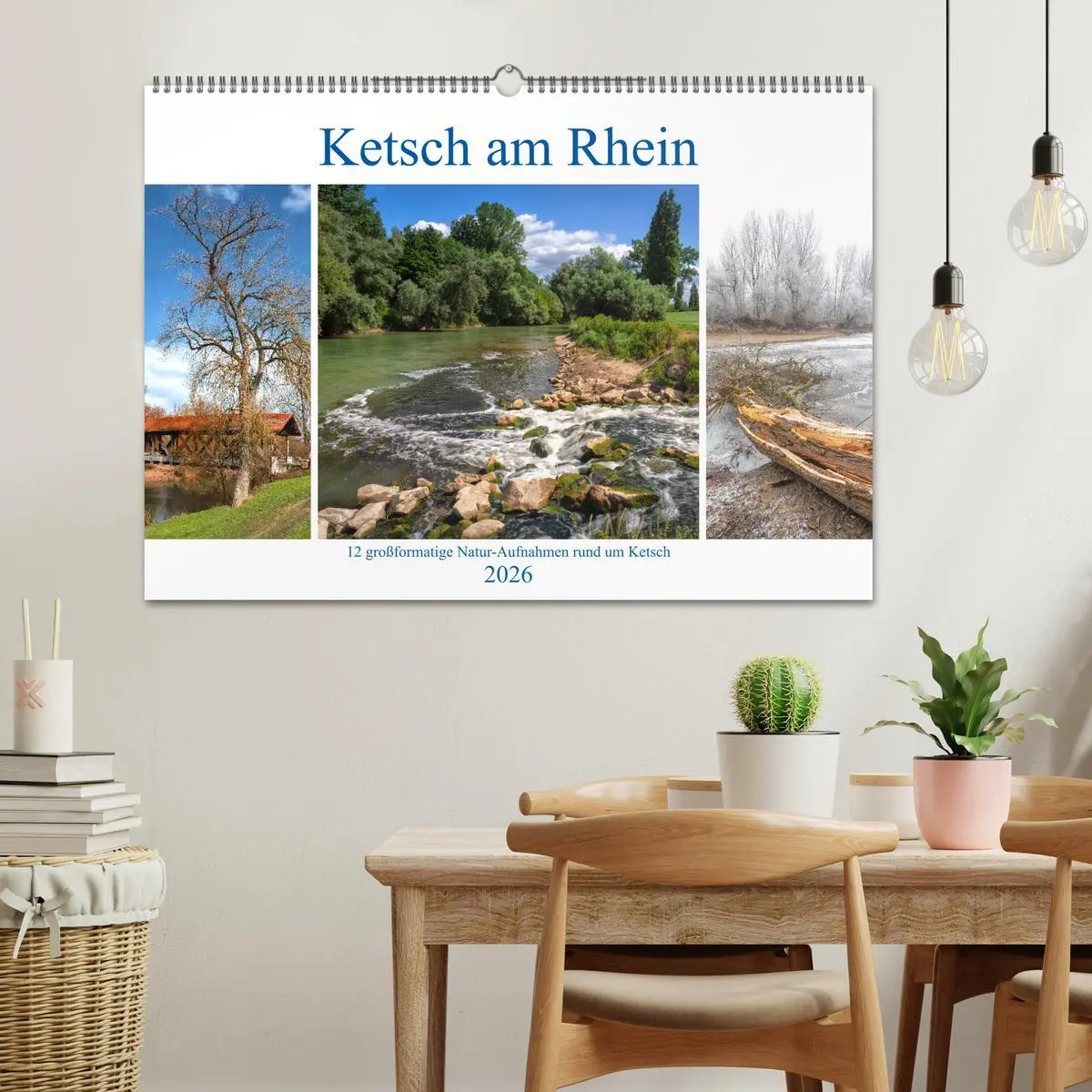 Bild: 9783457928028 | Ketsch am Rhein (Wandkalender 2026 DIN A2 quer), CALVENDO...