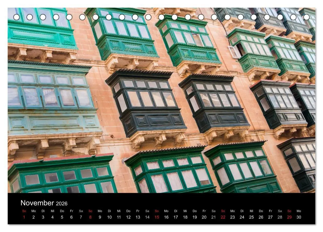 Bild: 9783516188028 | Malta &amp; Gozo (Tischkalender 2026 DIN A5 quer), CALVENDO Monatskalender