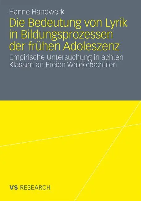 Cover: 9783531178028 | Die Bedeutung von Lyrik in Bildungsprozessen der frühen Adoleszenz