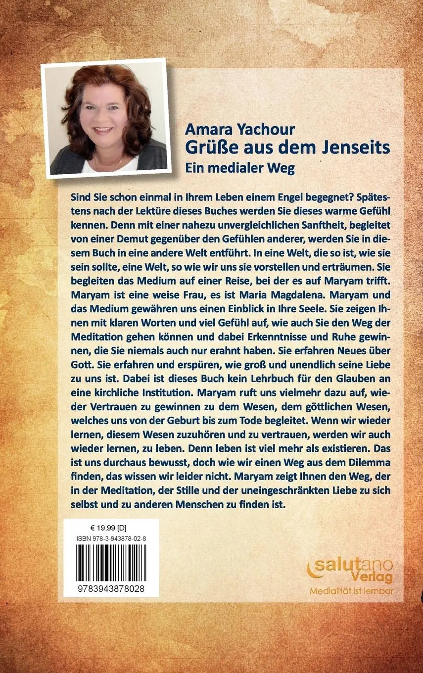 Rückseite: 9783943878028 | Grüße aus dem Jenseits | Ein medialer Weg | Amara Yachour | Buch
