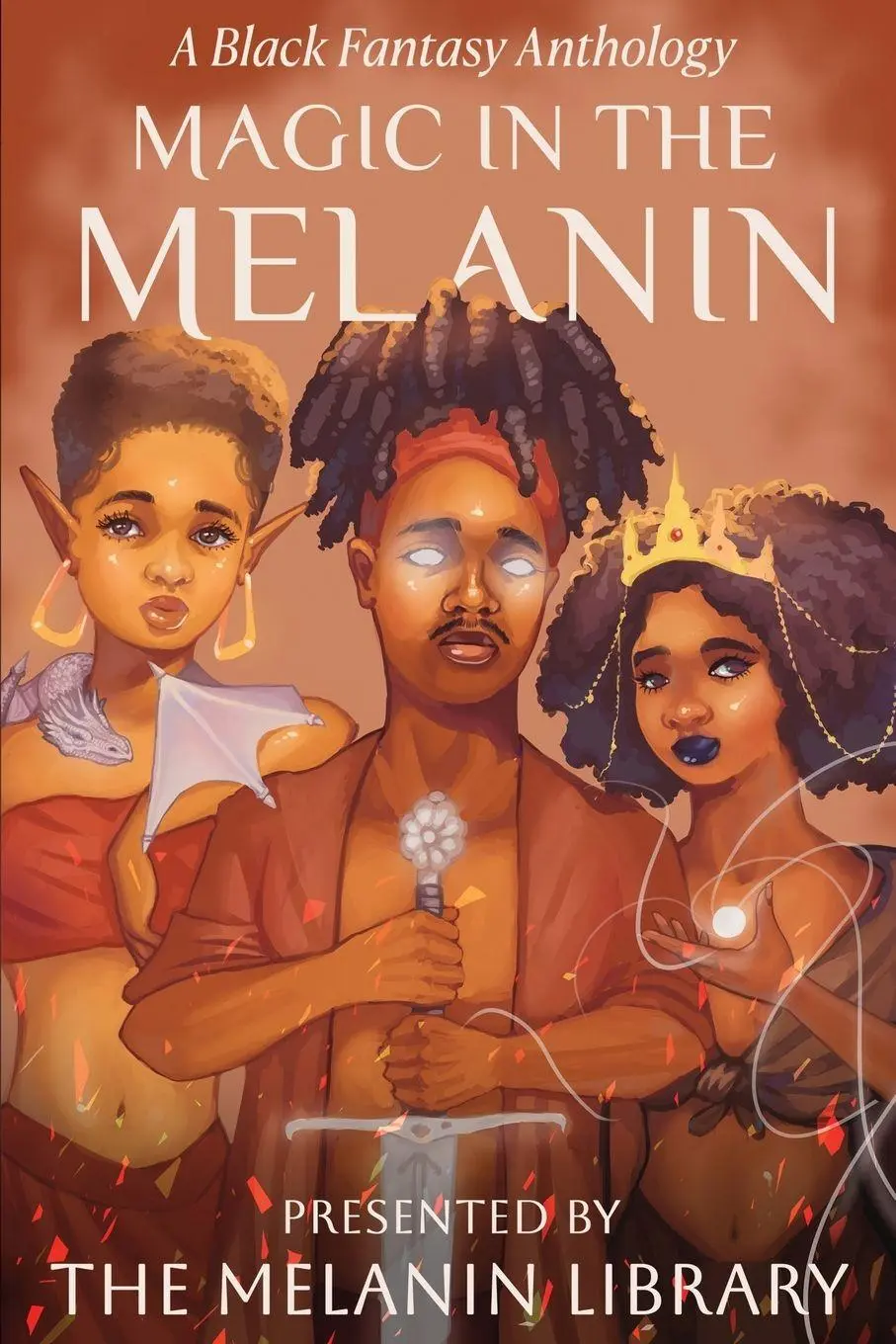 Cover: 9781952978128 | Magic in the Melanin | A Black Fantasy Anthology | Melanin Library