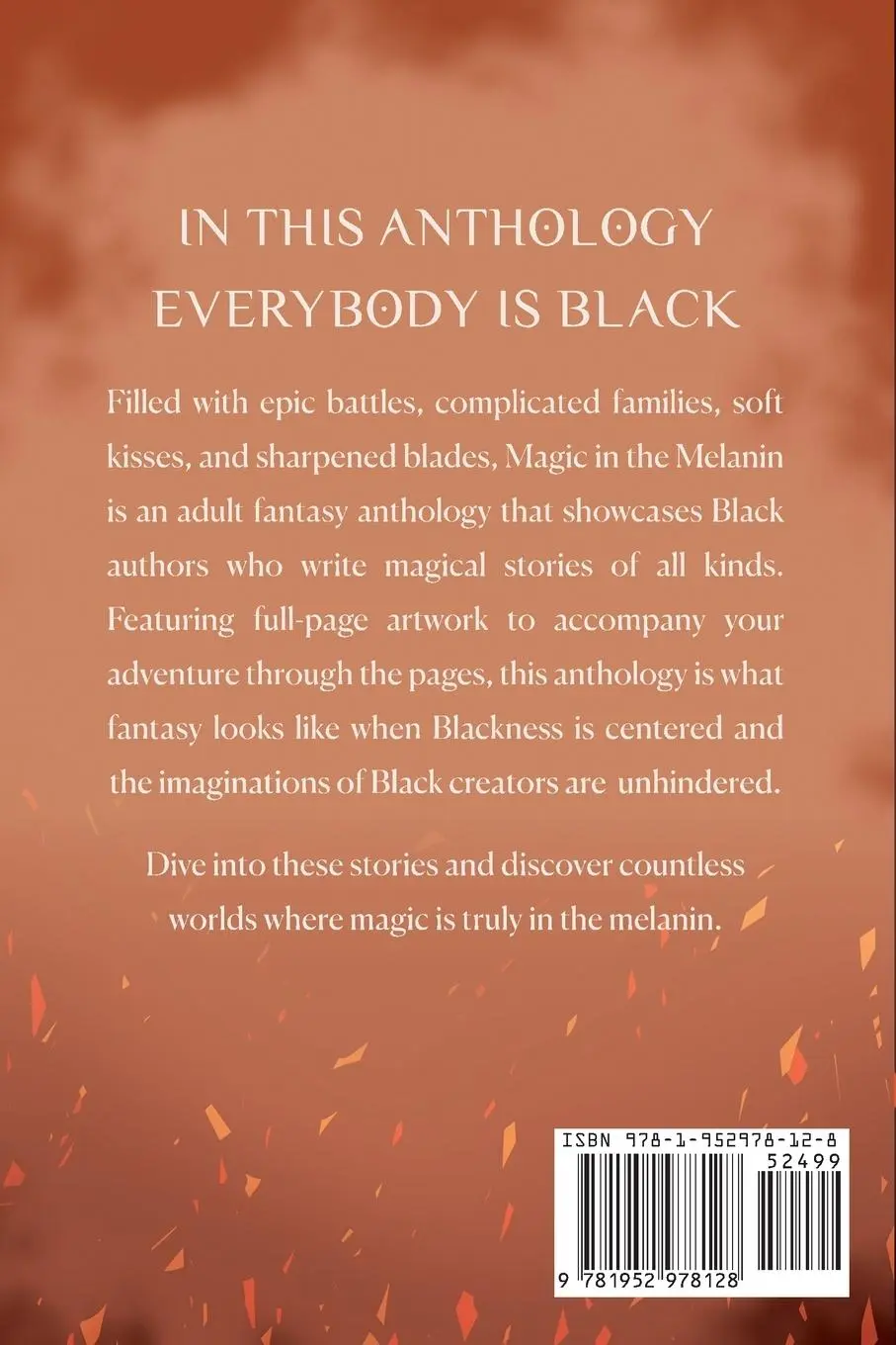 Rückseite: 9781952978128 | Magic in the Melanin | A Black Fantasy Anthology | Melanin Library