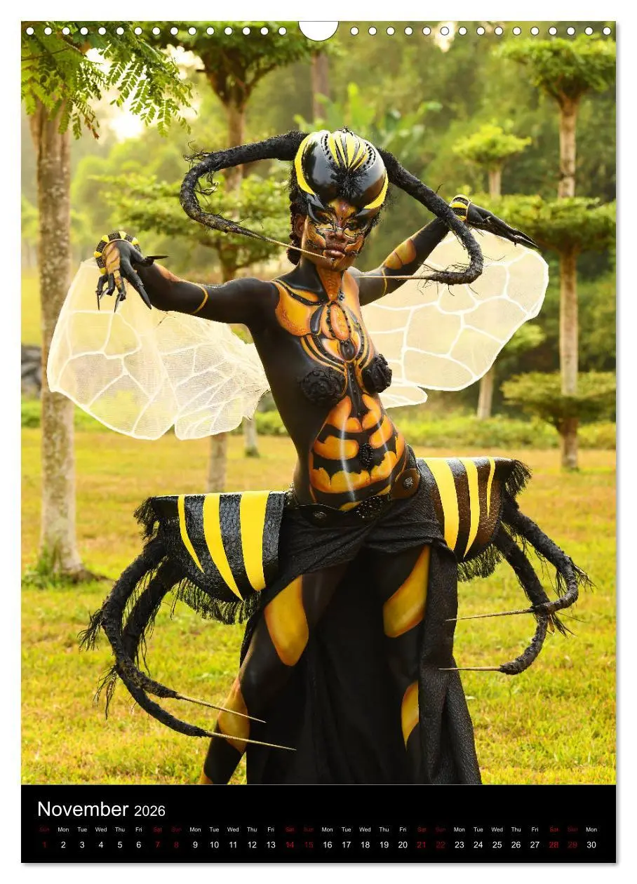 Bild: 9783516558128 | Equatorial Guinea Bodypainting Festival - Origins (Wall Calendar...