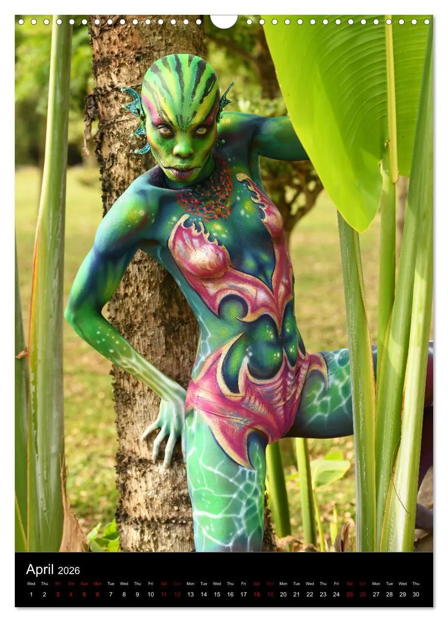 Bild: 9783516558128 | Equatorial Guinea Bodypainting Festival - Origins (Wall Calendar...