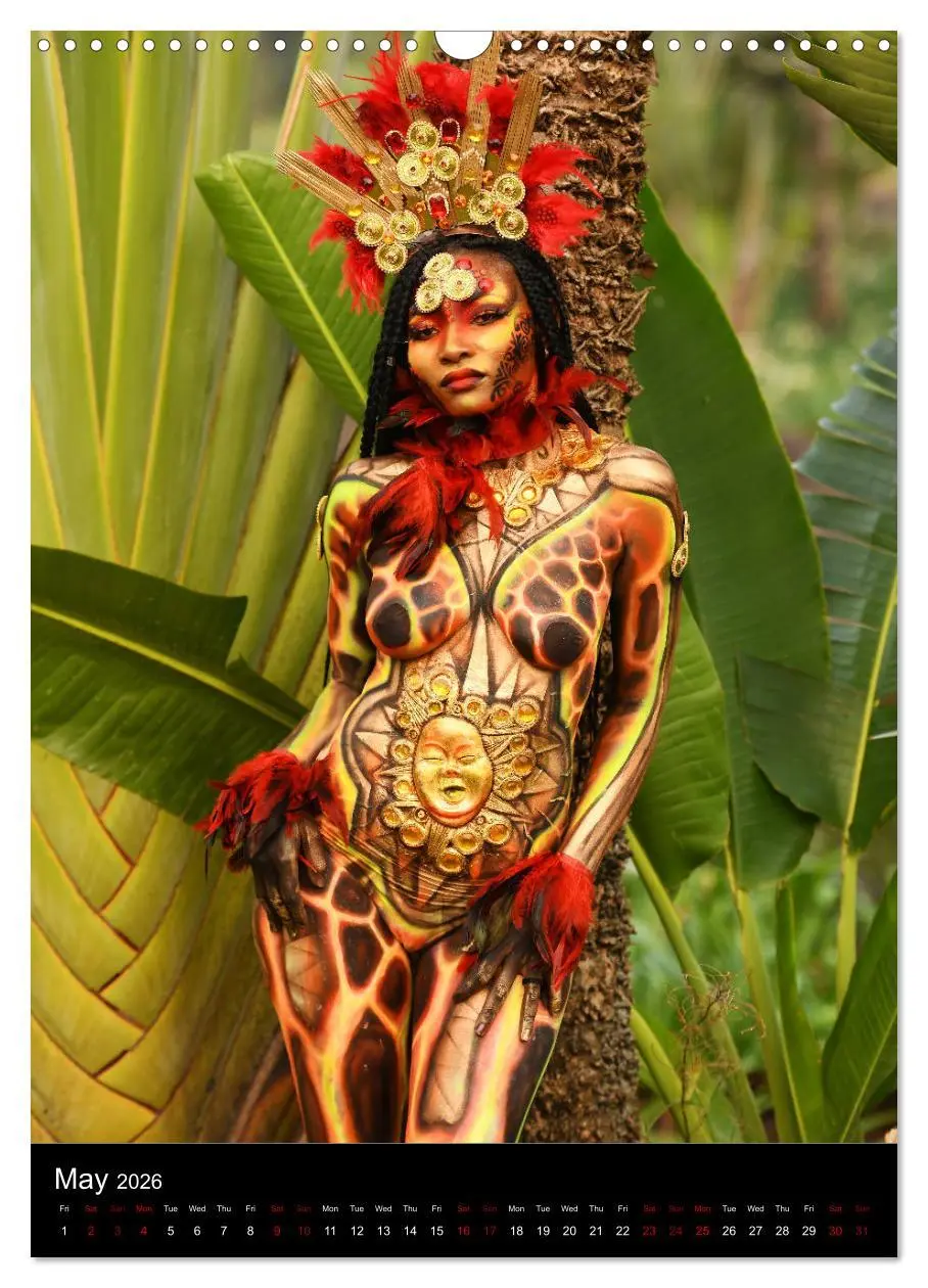 Bild: 9783516558128 | Equatorial Guinea Bodypainting Festival - Origins (Wall Calendar...