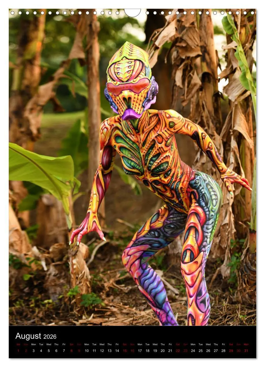 Bild: 9783516558128 | Equatorial Guinea Bodypainting Festival - Origins (Wall Calendar...