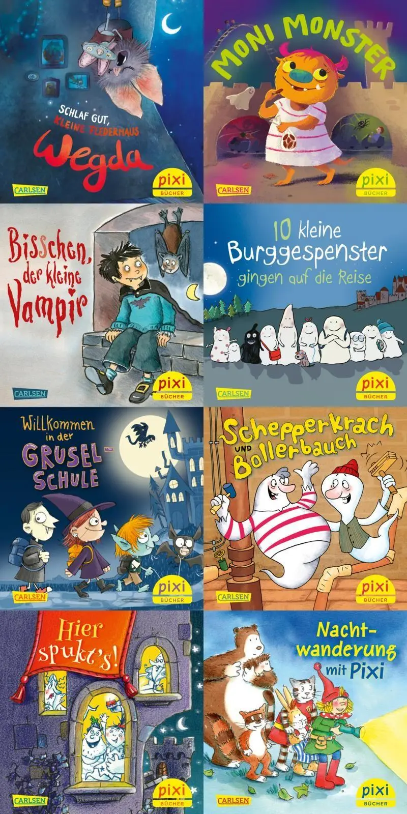 Cover: 9783551038128 | Pixi-8er-Set 312: Pixi in der Geisterbahn (8x1 Exemplar) | diverse