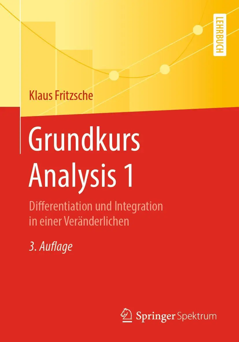 Cover: 9783662608128 | Grundkurs Analysis 1 | Klaus Fritzsche | Taschenbuch | x | Deutsch