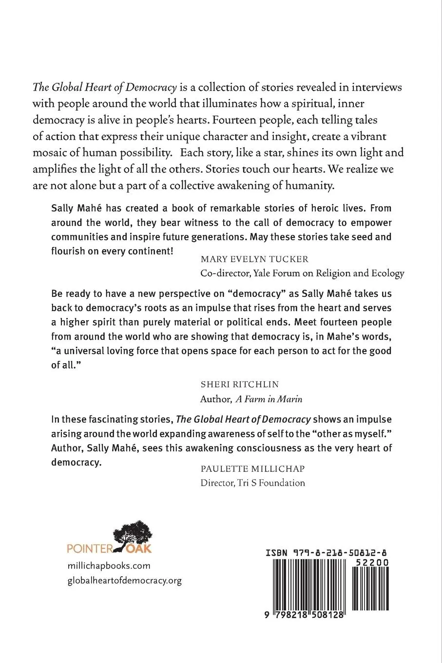 Rückseite: 9798218508128 | The Global Heart of Democracy | Sally Mahe | Taschenbuch | Englisch