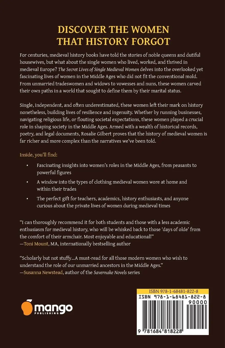 Rückseite: 9781684818228 | The Secret Lives of Single Medieval Women | Rosalie Gilbert | Buch