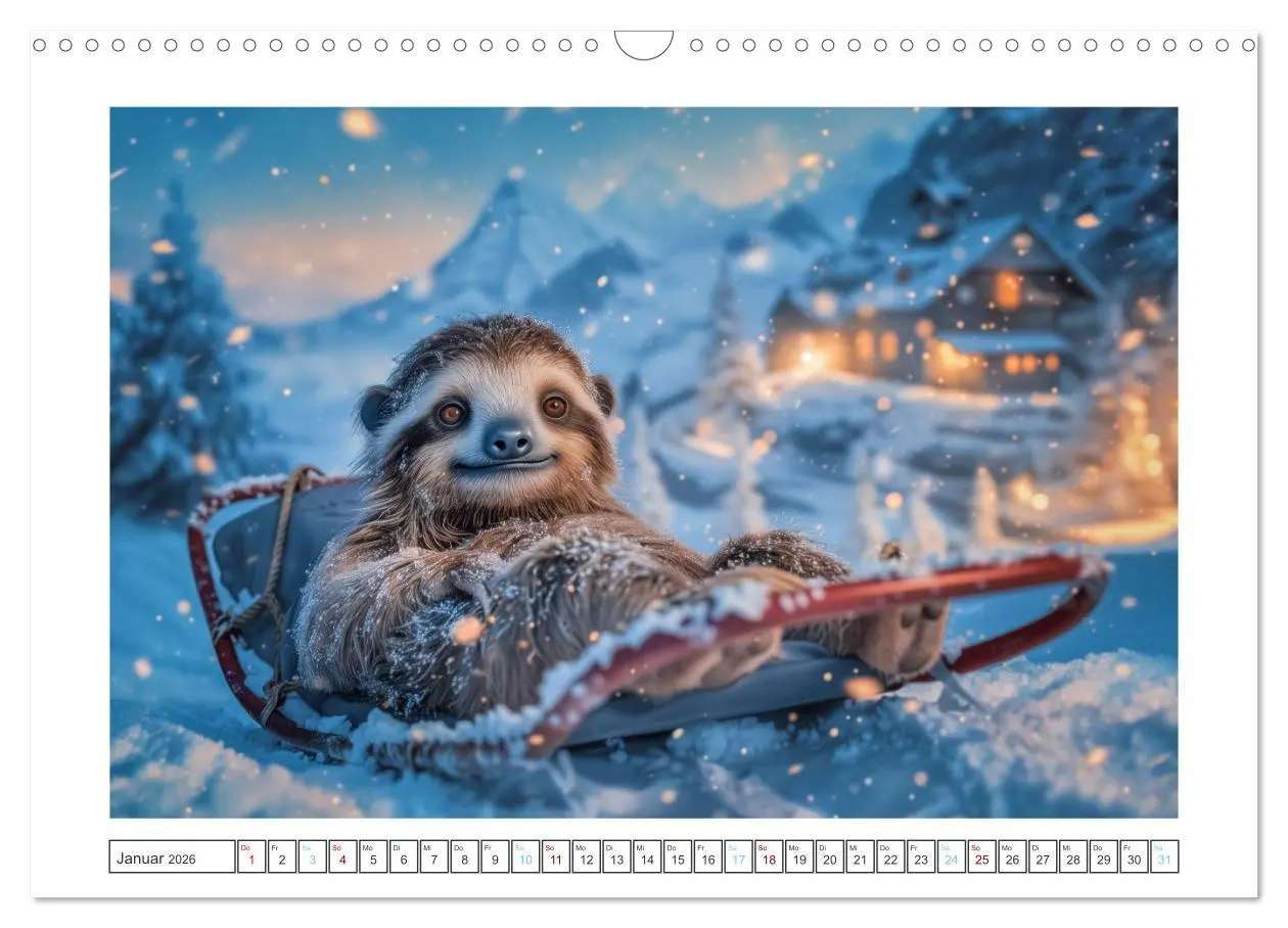 Bild: 9783457388228 | Snoozers Träumende Abenteuer (Wandkalender 2026 DIN A3 quer),...
