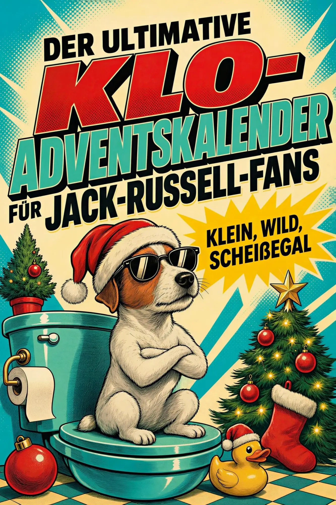 Cover: 9783696118228 | Der ultimative Klo-Adventskalender für Jack-Russell-Fans | Hofmann