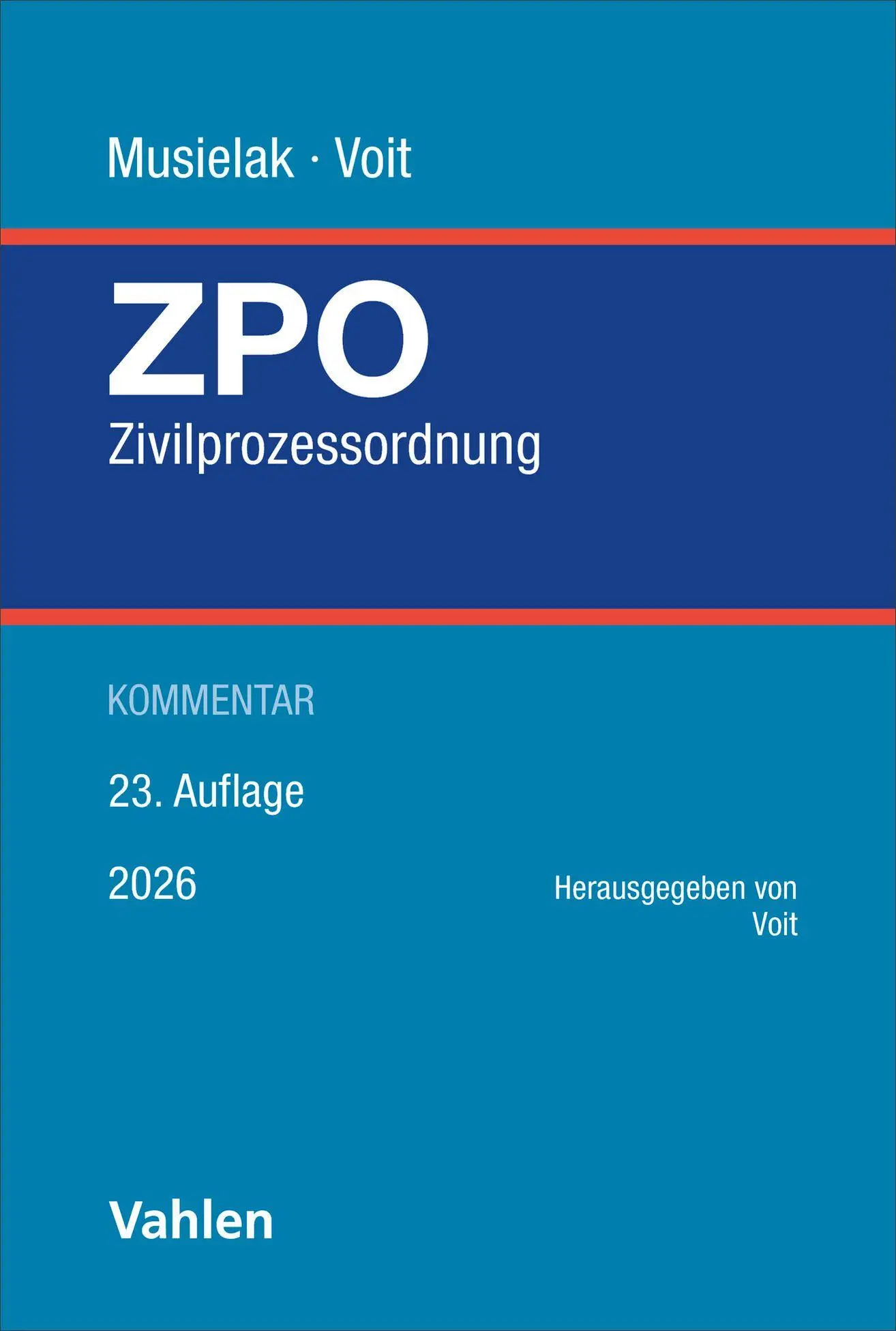 Cover: 9783800678228 | Zivilprozessordnung. ZPO | mit Gerichtsverfassungsgesetz. Kommentar