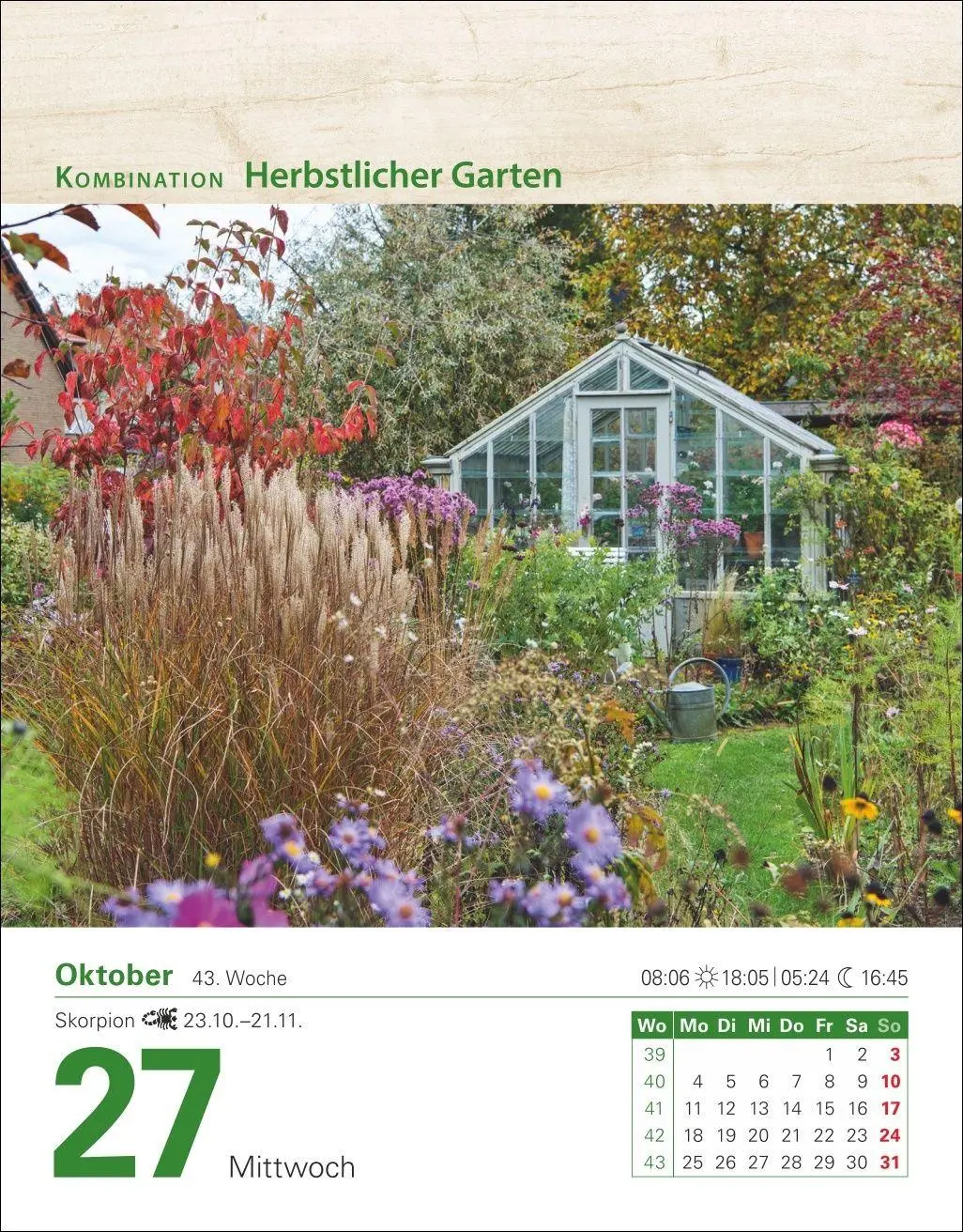 Bild: 9783840038228 | Mein Garten Tagesabreißkalender 2027 - Praktische Tipps für 2027