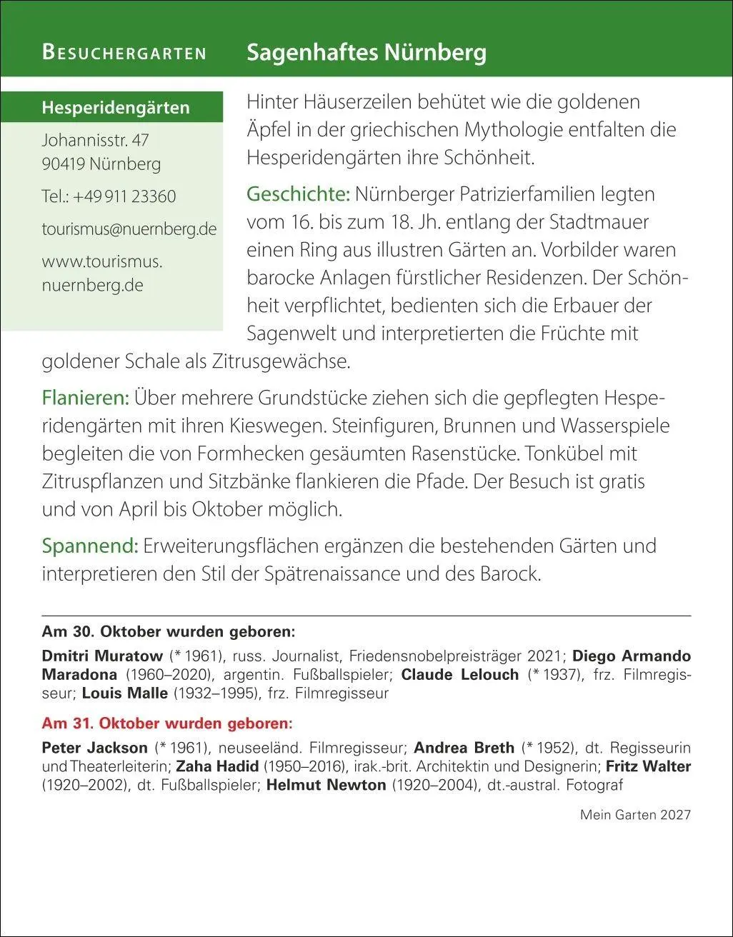 Bild: 9783840038228 | Mein Garten Tagesabreißkalender 2027 - Praktische Tipps für 2027