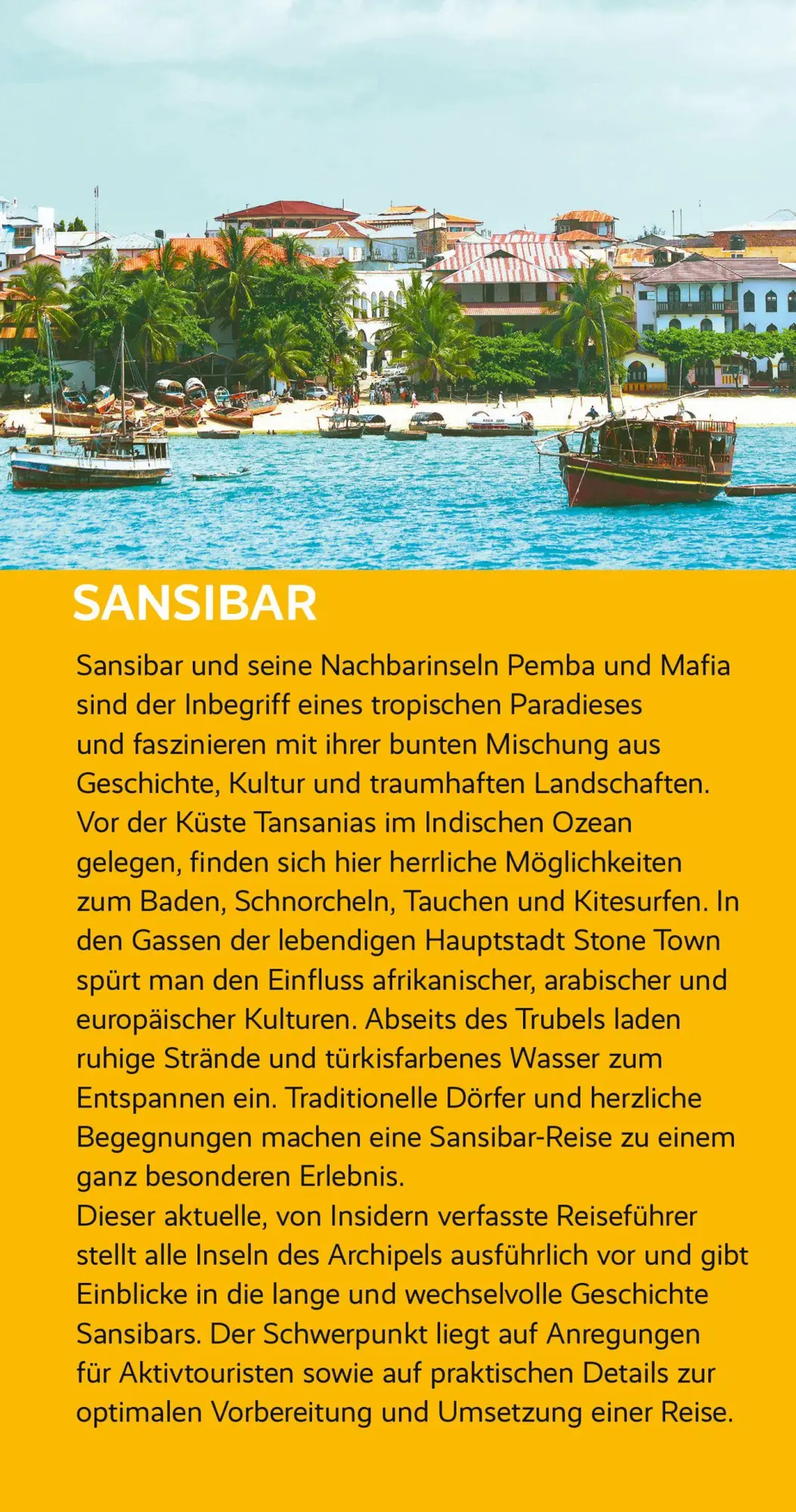 Bild: 9783897948228 | TRESCHER Reiseführer Sansibar | Francisca Chengula (u. a.) | Buch