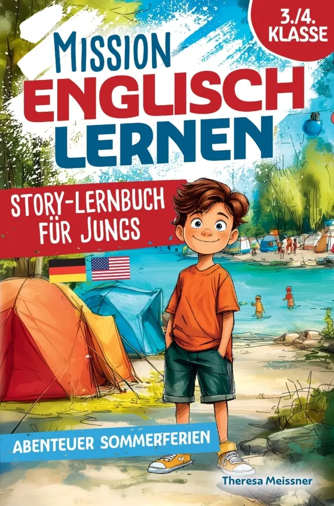 Cover: 9789403918228 | Mission Englisch lernen 3./4. Klasse - Story-Lernbuch für Jungs | Buch