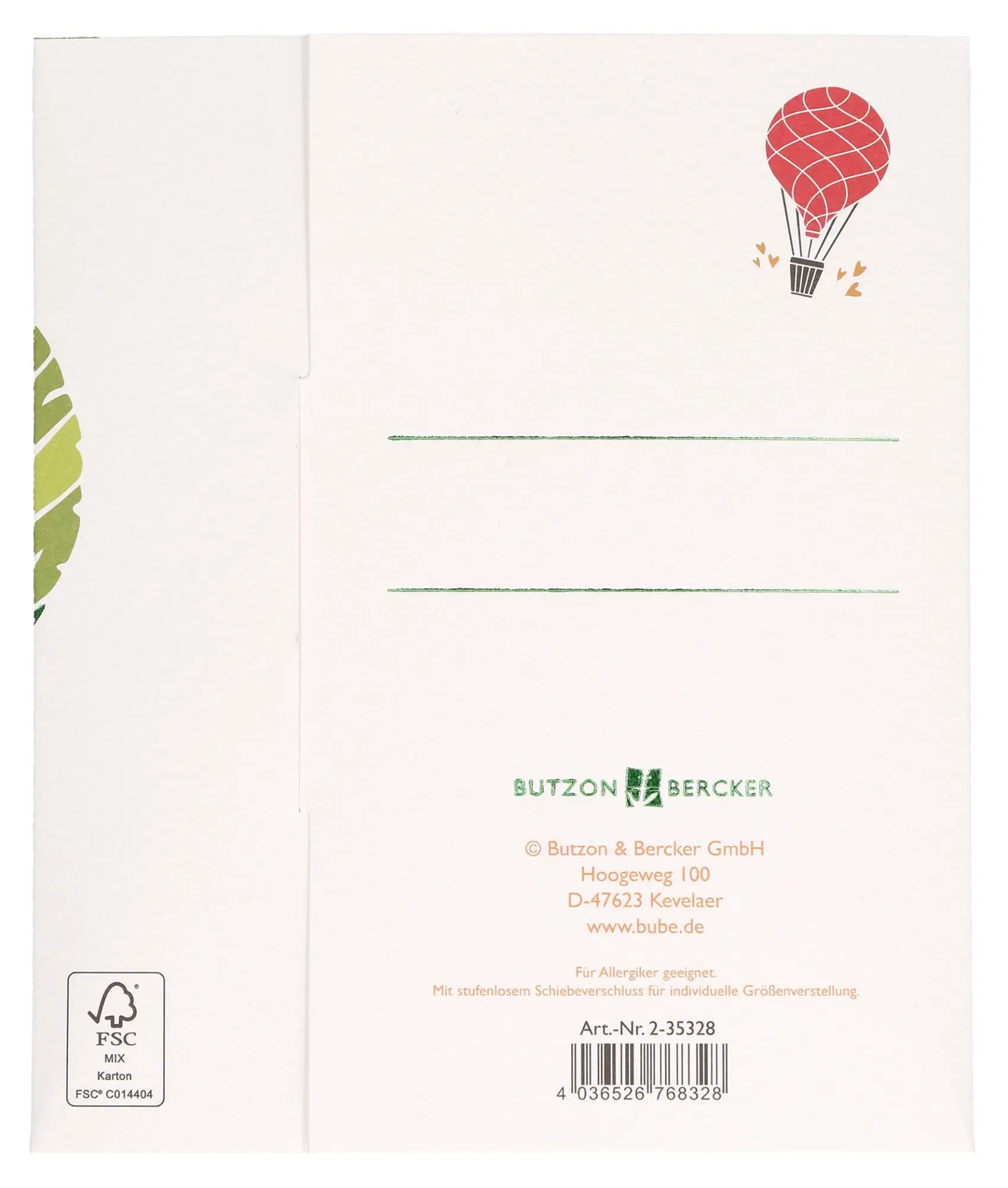 Rückseite: 4036526768328 | Mit Gottes Segen ist dein Leben bunt | Armband | Deutsch | 2024