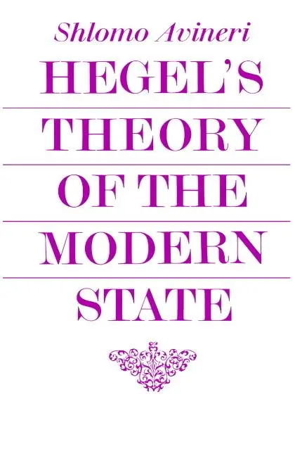Cover: 9780521098328 | Hegel's Theory of the Modern State | Shlomo Avineri | Taschenbuch