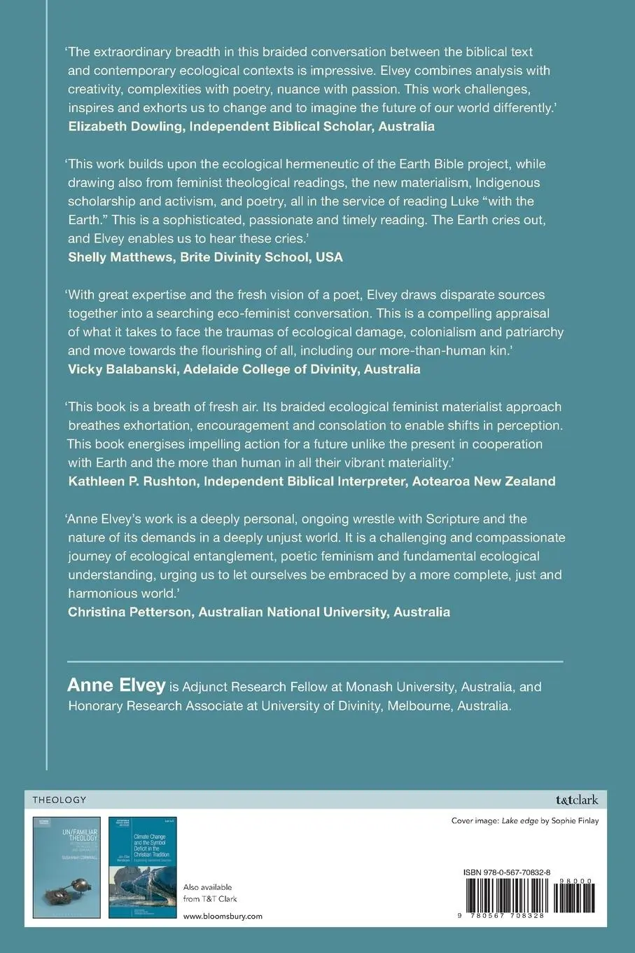 Rückseite: 9780567708328 | Reading with Earth | Anne Elvey | Taschenbuch | Englisch | 2024