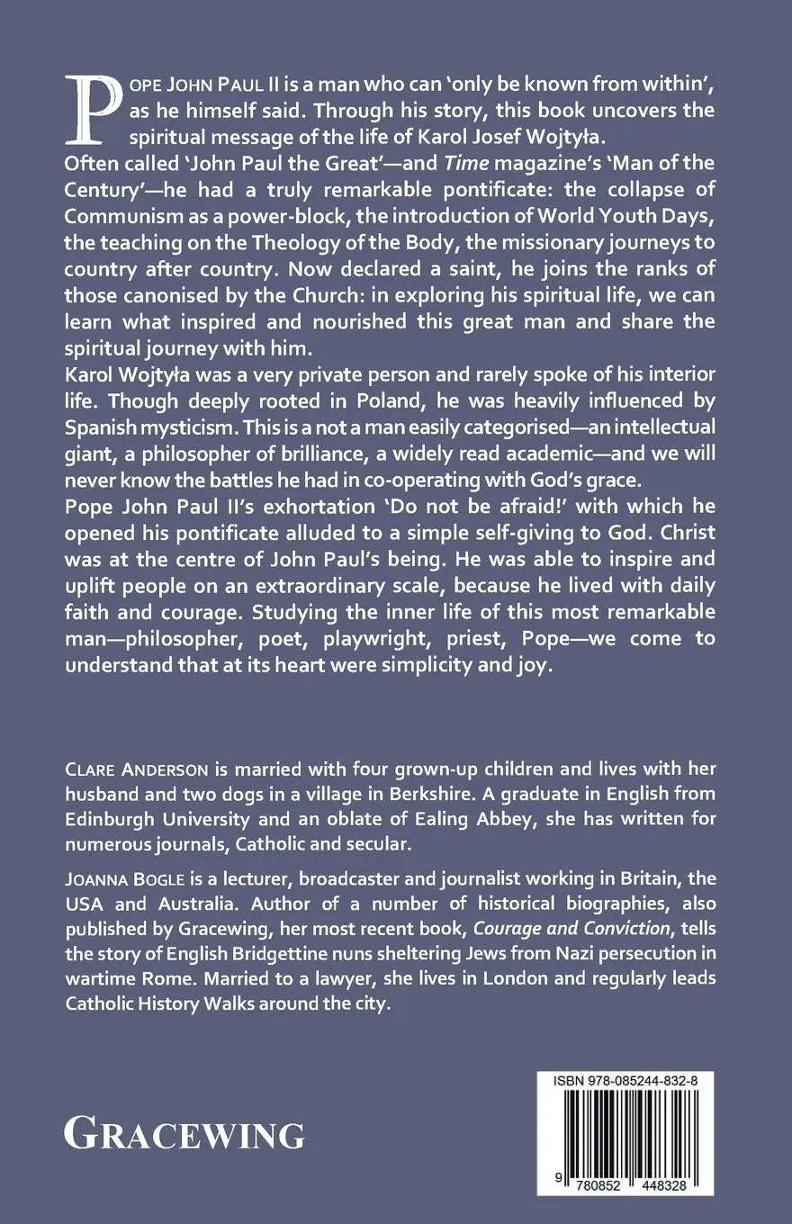 Rückseite: 9780852448328 | John Paul II, Man of Prayer. the Spiritual Life of a Saint | Buch