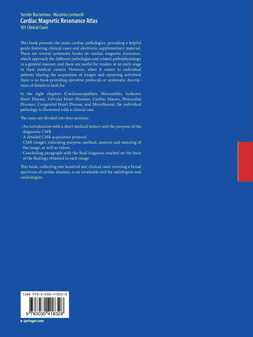 Rückseite: 9783030418328 | Cardiac Magnetic Resonance Atlas | 101 Clinical Cases | Taschenbuch