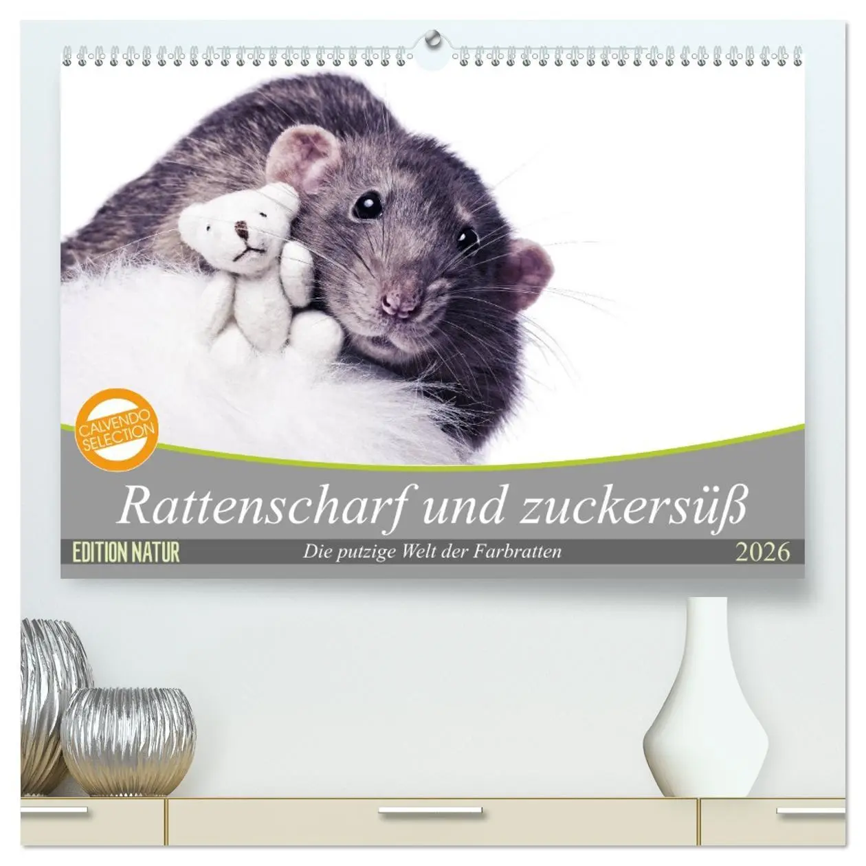 Cover: 9783457758328 | Rattenscharf und zuckersüß (hochwertiger Premium Wandkalender 2026...